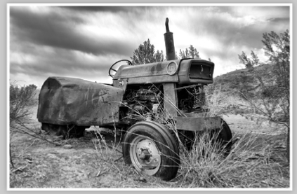 Broken Down Tractor at Harmon Canyon