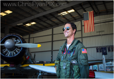 Event Photography of Tom Cruise with airplane (ChrisRyanPIX)
