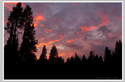 Sierra Sunset over Wilderness by Chris Ryan