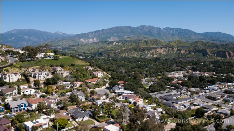 Aerial Real Estate Photo of Santa Paula