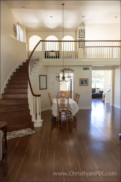 Real Estate Photograph Wooden Stairs and Floors