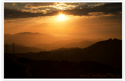 Industrial Sunset over Ventura