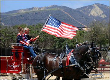 Event Photo of Rodeo with Father and Daughter on Horse Carriage (ChrisRyanPIX)