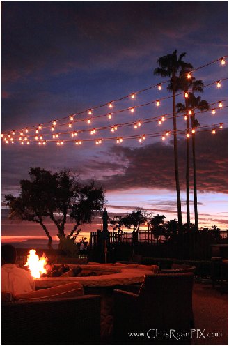 Event Photograph of Crowne Plaza Hotel Patio Lights (ChrisRyanPIX)