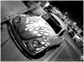 Event Photograph of Classic VW Car on Main Street Ventura (ChrisRyanPIX)